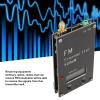 Digital FM Transmitter Module, 2000M 500mW FM Stereo Transmitter with LCD Screen, Stereo Sound, 3.5mm Connector, USB C Port, for Small FM Radio Station view 2