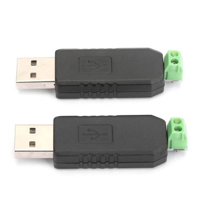 Airshi USB Serial Converter, RS485 Converter Adapter, Plastic 2pcs CH340 Compatible with Win8/Win7/LinuxXPVista Access Control System, Airshiymx8rbh461