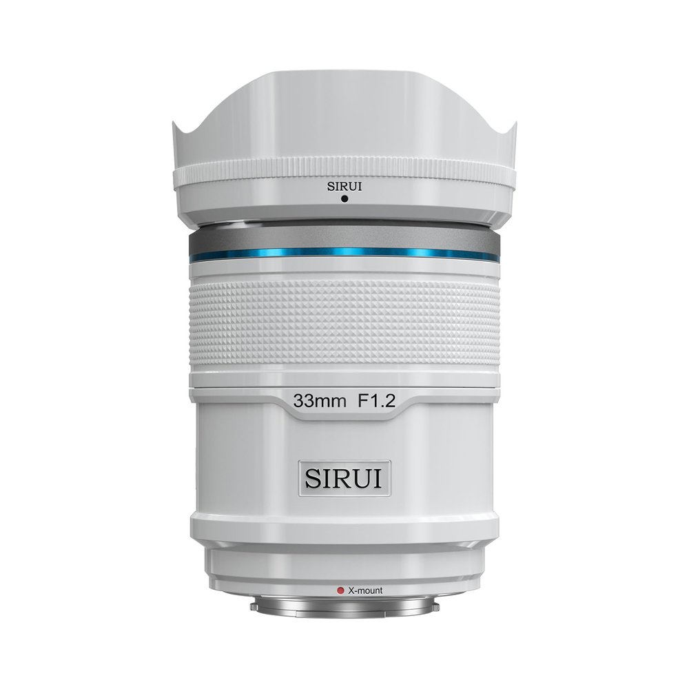 SIRUI Sniper 33mm APS-C Autofocus Lens, F1.2 Wide Angle Camera Lens for X-T4, X-T5, X-H1, X-H2/H2S, X-T3, X-T30, X-S10 (X Mount, White)