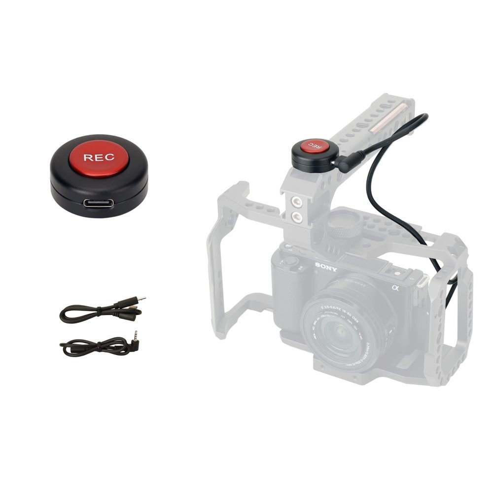 Konova Record Button for Top Side Handle (not Including Handle) Remote Trigger Compatible for Sony A7 / Panasonic S5 / Fujifilm X-T3