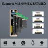 USB C Docking Station, M.2 Enclosure view 4