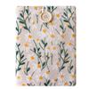 Embroidered Fabric Sleeve for Kindle Paperwhite, Kindle Basic, Kobo Clara 2E, Boox Palma, Nook Glowlight  Protective Cloth Cover for Tablets & E-Readers Handcrafted - White & Beige Daisy view 1