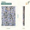 Embroidered Fabric Sleeve for Kindle Paperwhite, Kindle Basic, Kobo Clara 2E, Boox Palma, Nook Glowlight  Protective Cloth Cover for Tablets & E-Readers Handcrafted - Blue & Beige Daisy view 4