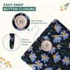 Embroidered Kindle Sleeve - Fits Paperwhite (6 & 6.8), Signature (6.8), Oasis, Kobo Clara, Nook Glowlight - Handmade Padded Fabric Cover for E-Readers & Tablets - Multiple Colors view 3