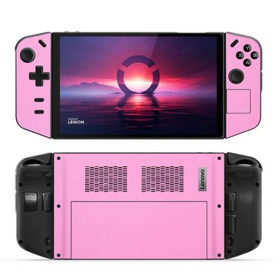 SopiGuard Sticker Skin for Lenovo Legion Go Edge-to-Edge Vinyl Wrap (Matte Pink)
