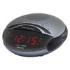 HANNLOMAX HX-139CR Alarm Clock Radio, PLL FM Radio with Preset Stations, Dual Alarm, 0.6 Red LED Display, USB Port for 1A Charging, Bluetooth, AC Power Operation only. (Light Grey) view 2