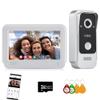 Video Doorbell Apartment Intercom with 7 inch Touch Monitor System(Wired),WiFi 1080P Video Entry Doorphone Door Camera,TUYA Smart Home Video Intercom Door Phone Kits for Villa Home,32G view 1