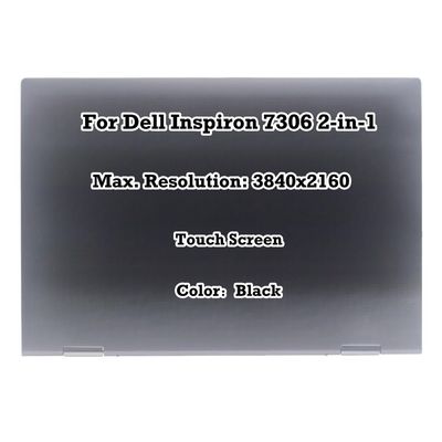 13.3" Replacement for Dell Inspiron 7306 2-in-1 UHD 4K 3840X2160 LCD Display Touch Screen Assembly Display Complete P125G P125G001