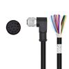 Eonvic Cognex Camera 24V Power I/O Cable CCB-PWRIO Right Angle M12 12 Pin Female A Code to Open for in Sight 2000 Series Visual Sensors in Sight 7000 8000 (2M) view 3