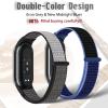 Bcuckood Nylon Sport Band Compatible with Xiaomi Smart Band 10/9/8 for Women Men, Soft Adjustable Breathable Sport Loop Watch Strap Replacement Wristband for Xiaomi Mi Band 10/9/8, 3pcs view 2