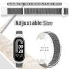 Bcuckood Nylon Sport Band Compatible with Xiaomi Smart Band 10/9/8 for Women Men, Soft Adjustable Breathable Sport Loop Watch Strap Replacement Wristband for Xiaomi Mi Band 10/9/8, 3pcs view 3