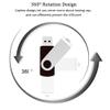 MAKACTUA USB 2.0 Flash Drives 20 Pack, 4GB, Thumb Drive, Swivel Memory Stick, Black view 4