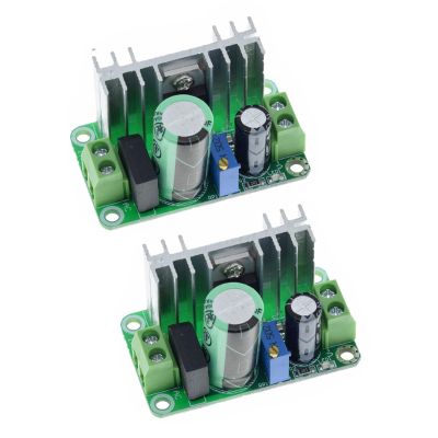 2PCS LM317 DC-DC Adjustable Converter Buck Step Down Circuit Board Module Linear Regulator Power Supply with Rectifier Filter