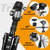 JOILCAN Tripod for Camera, 81" Aluminum Camera Tripod Monopod, Heavy Duty Travel Tripods for Spotting Scope Binoculars Laser Level, Payload 35Lb view 2