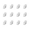 Xunsomten-12pcs LC to LC OM1/OM2 Fiber Optical Coupler Adapter LC Coupler Duplex Multimode Adaptor LC-LC Female to Female Duplex Multi Mode Connectors view 1