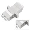 Xunsomten-12pcs LC to LC OM1/OM2 Fiber Optical Coupler Adapter LC Coupler Duplex Multimode Adaptor LC-LC Female to Female Duplex Multi Mode Connectors view 4