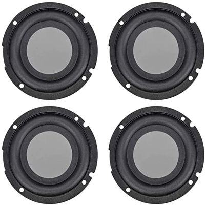XYWHPGV 4Pcs 2 Inches 57mm Bass Speaker Passive Radiator Auxiliary Rubber Vibration Plate Subwoofer DIY Repair(61d41 46d8d 60e5e 1acbe 7db5c b7509
