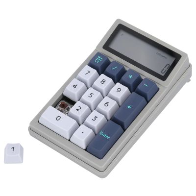 DENTEN Wireless Mechanical Numeric Keypad with Calculator Function, Bluetooth Connectivity, Type-C Charging (Brown Switch)