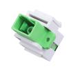 Xunsomten-10pcs SC/APC Fiber Optic Coupler Keystone Jack Modular for Patch Panels and Wall Plates Fiber Optic Cable Adapter SC Single Mode view 3