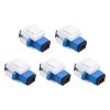 Xunsomten - 5pcs SC/UPC Fiber Optic Coupler Keystone Jack Modular view 1
