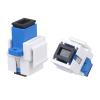 Xunsomten - 5pcs SC/UPC Fiber Optic Coupler Keystone Jack Modular view 4