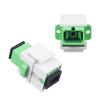 Xunsomten-60pcs SC/APC Fiber Optic Coupler Keystone Jack Modular for Patch Panels and Wall Plates Fiber Optic Cable Adapter SC Single Mode view 2