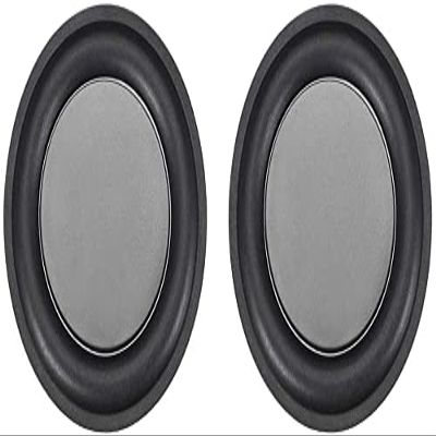 XYWHPGV 2 Pieces 3 Inch 75mm Bass Speaker Passive Radiator Vibration Plate Rubber Auxiliary Subwoofer DIY Repair (9B509 F3FA6 D4136 67537 1103F F437B