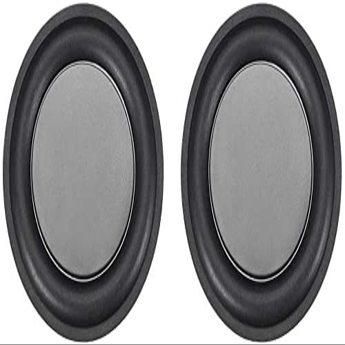 XYWHPGV 2 Pieces 3 Inch 75mm Bass Speaker Passive Radiator Vibration Plate Rubber Auxiliary Subwoofer DIY Repair (9B509 F3FA6 D4136 67537 1103F F437B