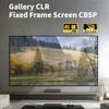 Wupro Gallery Fixed Frame Projector Screen CBSP ALR with Slim Frame,Supports 4K/8K,HDR & Active 3D,100 Inches for Ultra Short Throw Projectors and Bright Natural Light Environments view 2