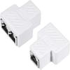 XYWHPGV Coupler Splitter RJ45 Inline Connector 1 to 2 Splitter Cat7 Cat6 Cat5e Ethernet Cable Extender Adapter 37x44x21mm 3pcs(62095 9adb6 6ae6a 388e4 01e71 ba1) 51 EU view 3