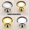 Kichvoe 6pcs Cabinet Handles Stylish Brushed Finish Easy to Install Single Door Pulls for Wardrobes Cabinets and Furniture view 3
