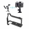 Camera Cage for Z50, Video Camera Cage Rig with 1/4 & 3/8 Thread, for Arca Port Quick Release Plate, Aluminum Video Cage Rig Stabilizer view 4