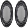 XYWHPGV 2 Pieces 3.5 Inch 92mm Bass Speaker Passive Radiator Vibration Plate Rubber Auxiliary Subwoofer DIY Repair (F4098 1AC50 6BC22 16C52 B9C19 E34EC view 1
