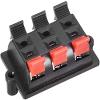 XYWHPGV 2 Row 6 Way Speaker Terminal Spring Clamp Push Release Connector Audio Cable Clamps Strip Block WP6-03B(ee826 8ffff b5d44 753fc a2b01 36413 view 1