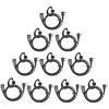 HYS 1-Wire Earpiece with Mic&PTT for Baofeng Walkie Talkie BF-F8HP BF-F9 UV-82 UV-82HP UV-82C UV-5R UV-5R5 UV-5RA UV-5RE UV-5X3 Kenwood NX TK Series 2pin Radios, G Shape Ear Hook view 1