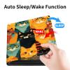 Case for 6" All-New Kindle(11th Generation 2024/2022 Release),Slim PU Leather Smart E-Reader Cases Covers with Auto Wake/Sleep for Kindle 2024 11th Gen e-Reader Release,Art Cats view 4