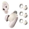 [3 Pairs] Ear Tips Covers for Bose QuietComfort Earbuds II&Bose QuietComfort Ultra Earbuds, WOFRO Anti Slip Silicone Sport Wingtip Anti Scratches Eartip Accessories (S/M/L) -White view 1