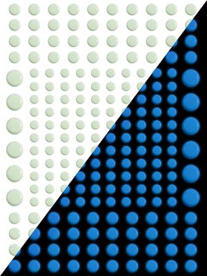 DUOFIRE 3D Domed Glow in The Dark Dots Wall or Ceiling Stickers, Glowing Ultra Bright Dots of 202 Pcs,Perfect for Kids Bedding Room or Birthday Gift,Beautiful Wall Decals and Ceiling Decors