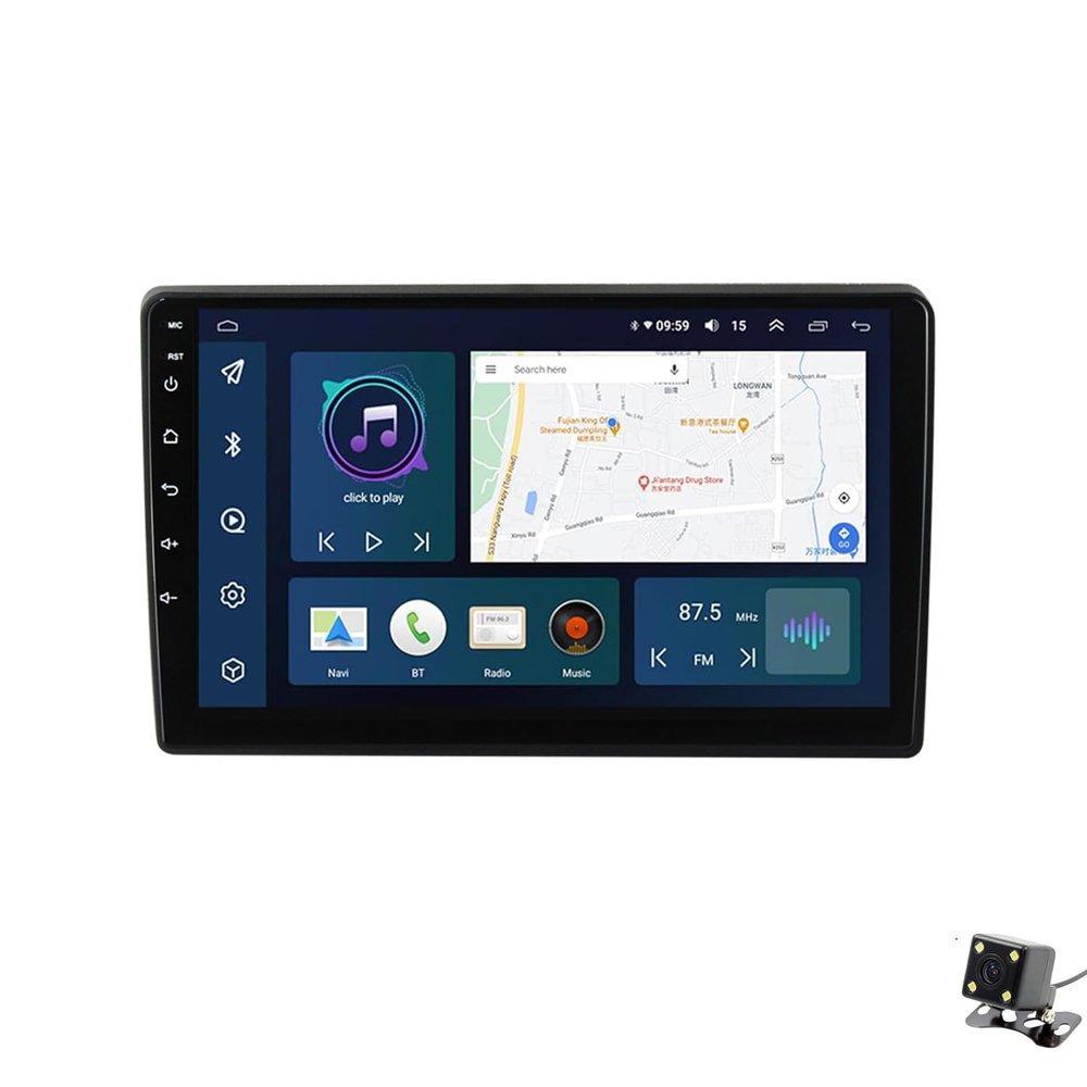 ADMLZQQ for Hyundai i40 2016 Car Stereo Radio Car-Play Android Auto,9 Inch Touch Screen 2 Din GPS Sat Navi Multimedia with Bluetooth 4G+WiFi+Backup Camera+SWC+Mirror Link,Y4 8+128g