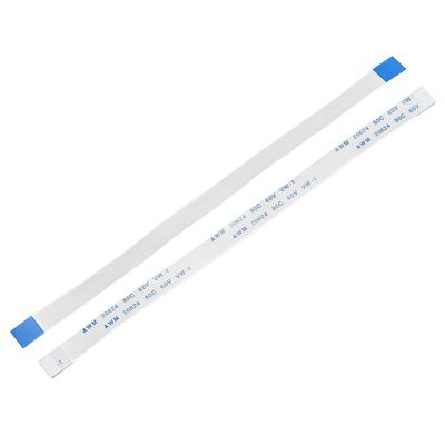 XYWHPGV Flexible Flat Cable, 13 Pin 0.5mm Pitch 150mm FPC FFC Flexible Ribbon Cable for LCD TV, Car Audio, DVD Player, Laptop, 5 Pieces (Type A)(157df 2a