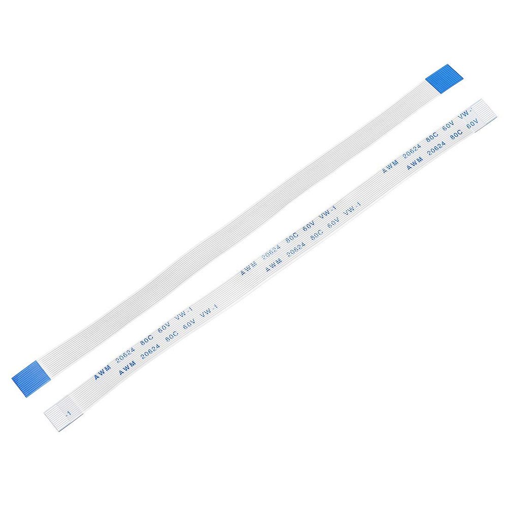 XYWHPGV Flexible Flat Cable, 13 Pin 0.5mm Pitch 150mm FPC FFC Flexible Ribbon Cable for LCD TV, Car Audio, DVD Player, Laptop, 5 Pieces (Type A)(157df 2a