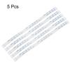 XYWHPGV Flexible Flat Cable, 13 Pin 0.5mm Pitch 150mm FPC FFC Flexible Ribbon Cable for LCD TV, Car Audio, DVD Player, Laptop, 5 Pieces (Type A)(157df 2a view 2