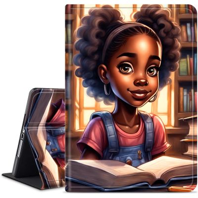 Case for 6" All-New Kindle(11th Generation 2024/2022 Release),Slim PU Leather Smart E-Reader Cases Covers with Auto Wake/Sleep for Kindle 2024 11th Gen e-Reader Release,Book Girl