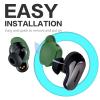 [3 Pairs] Ear Tips Covers for Bose QuietComfort Earbuds II&Bose QuietComfort Ultra Earbuds, WOFRO Anti Slip Silicone Sport Wingtip Anti Scratches Eartip Accessories (S/M/L) -Green view 4