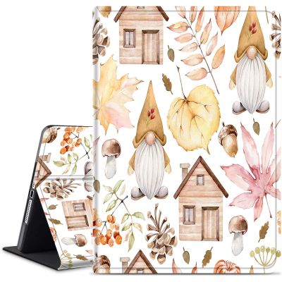 Case for 6" All-New Kindle(11th Generation 2024/2022 Release),Slim PU Leather Smart E-Reader Cases Covers with Auto Wake/Sleep for Kindle 2024 11th Gen e-Reader Release,Gnome Autumn Forest