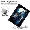 Case for All-New Kindle 10th Generation 2019 Release,Slim PU Leather Smart E-Reader Cases Covers with Auto Wake/Sleep,Kindle 10th Gen 2019 E-Reader,Roaring Wolf view 2