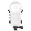 PULUZ 50m/164ft Invisible Dive Case for Insta360 X3 Underwater Waterproof Housing Cover Protective PC Sealed Shell Photography Housings with Bracket Camera Insta 360 X3 Accessories view 1