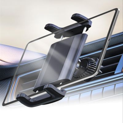 Kolasels Tablet Mount for Car Vent, [Lossless Installation] Car Air Vent Clip Tablet Holder Fits Tablet Phone for iPad 10.2, 10.9, ipad Mini Pro Air Z Fold 5 4 3 iPhone 15 and More 4.7-12.9" Device