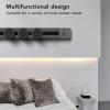 Matte Black Standard Decorator Electrical Wall Receptacle Outlet with Electric USB Plug, 180 to 250v Slide Power Track Socket, Recessed Outlet for Side Table Sofa Table view 4