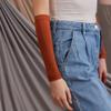femple Arm Cover | For Muslim Women Islamic Jersey Muslim Arm Cover | Sun UV Protection Hijab Oversleeve (Burnt Orange) view 2
